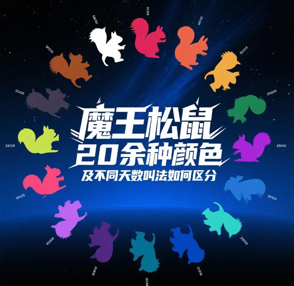 魔王松鼠20种颜色及天数叫法-易客萌宠官网
