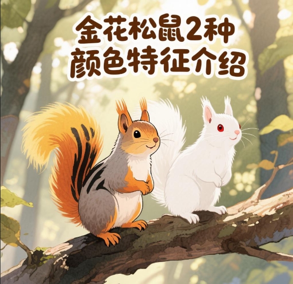 金花松鼠2种颜色特征介绍-易客萌宠官网