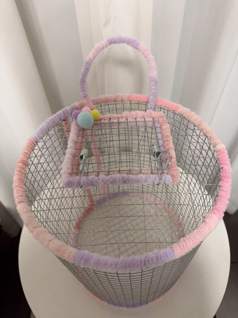 图片[13]-全网首发！专为松鼠精心设计的【纯手工编织防卡脚加固加密外带跑笼】-易客萌宠官网