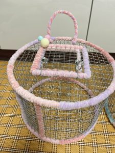 全网首发！专为松鼠精心设计的【纯手工编织防卡脚加固加密外带跑笼】-易客萌宠官网